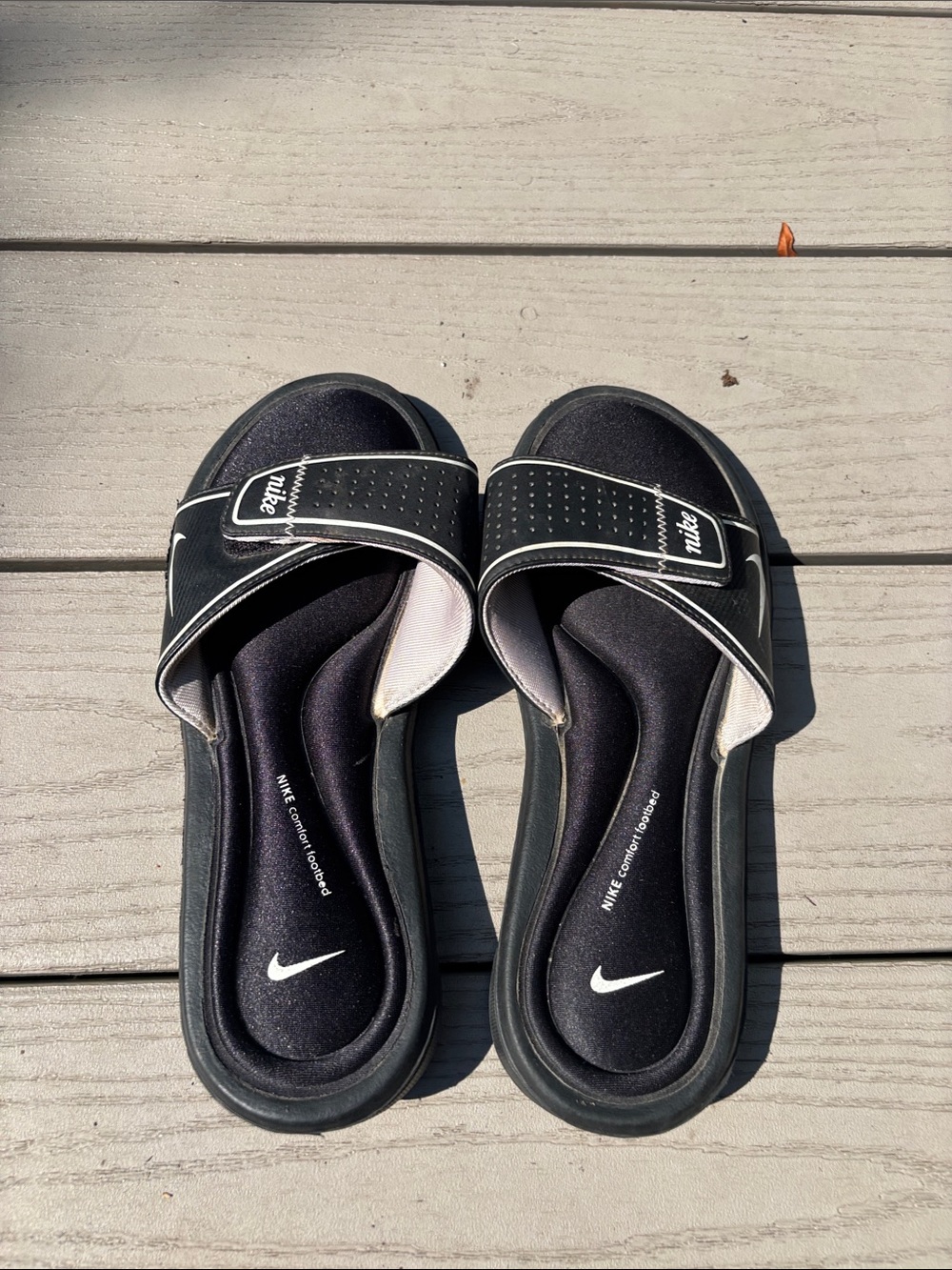 Nike Black Slides